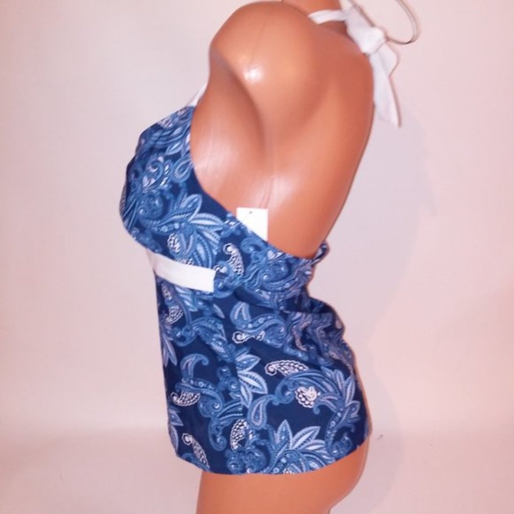 Basic Editions Swim Tankini Top - Picture 4 of 7